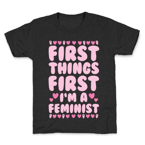 Fancy Feminist Kids T-Shirt