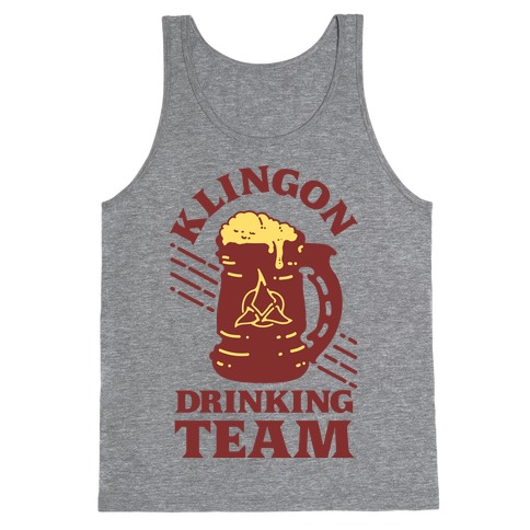 Klingon Drinking Team Tank Top