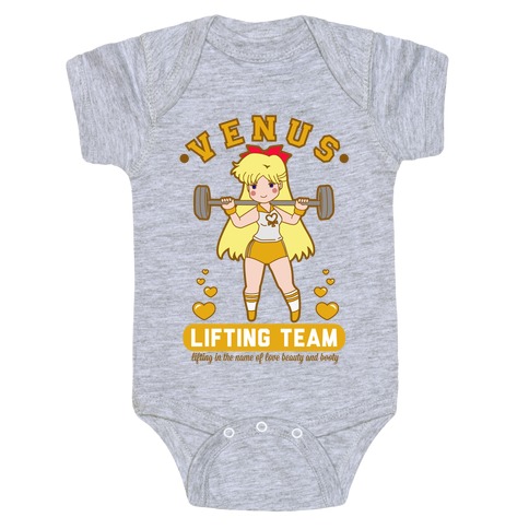 Venus Lifting Team Parody Baby One-Piece