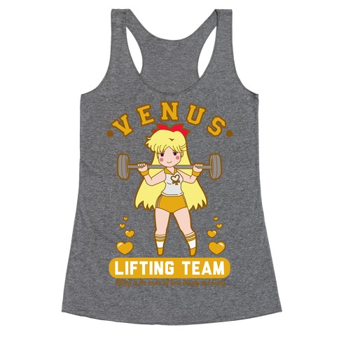 Venus Lifting Team Parody Racerback Tank Top