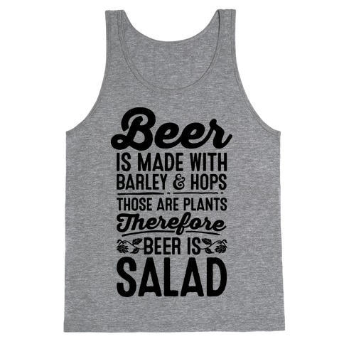 Beer is Salad Tank Top