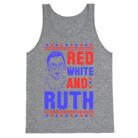 Red White and Ruth Tank Top