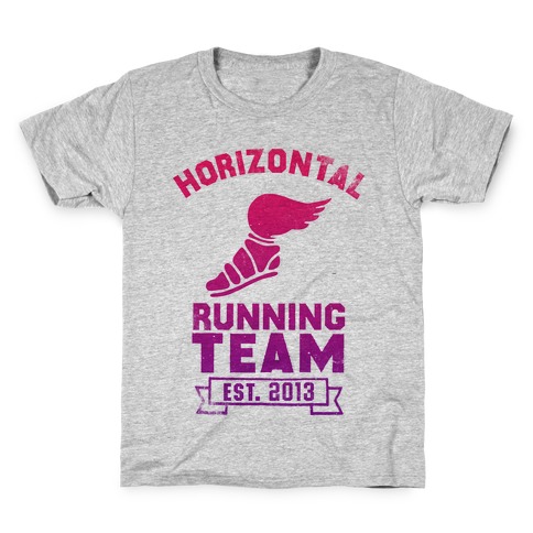Horizontal Running Team Kids T-Shirt