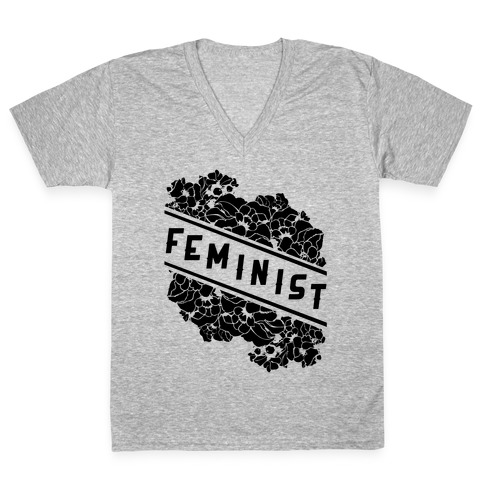 Feminist V-Neck Tee Shirt