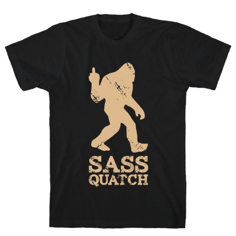 Sass Quatch Crossing T-Shirt