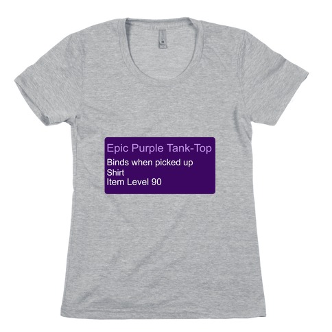 Epic Purple Tank-Top Womens T-Shirt