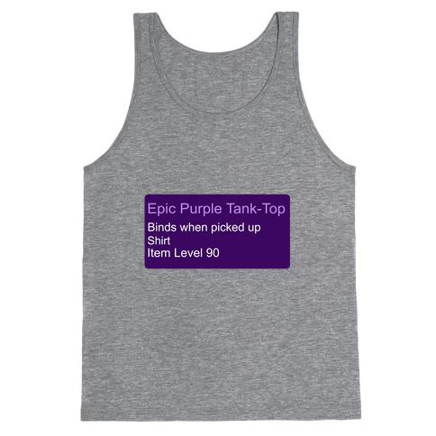 Epic Purple Tank-Top Tank Top