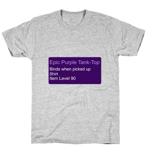 Epic Purple Tank-Top T-Shirt