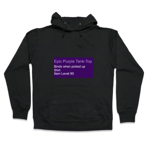 Epic Purple Tank-Top Hooded Sweatshirt
