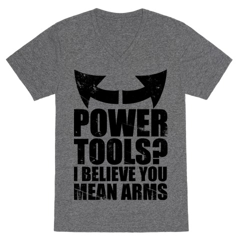 Power Tools V-Neck Tee Shirt