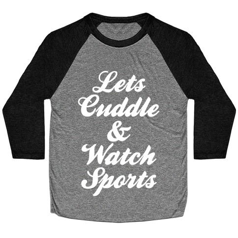 Cuddle & Sports Baseball Tee