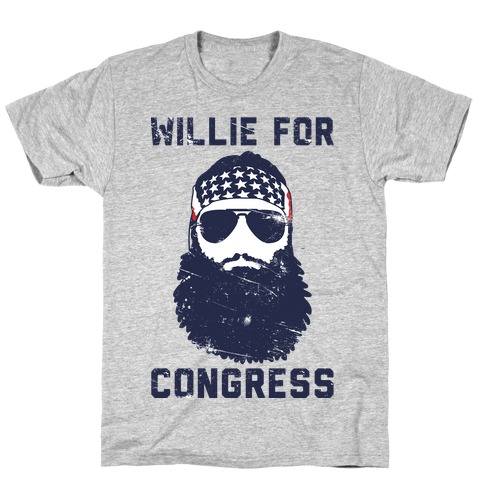 Willie For Congress  T-Shirt
