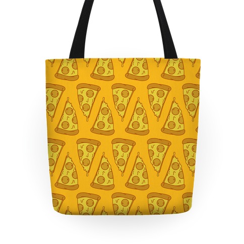 Pizza Pattern Tote Totes | LookHUMAN
