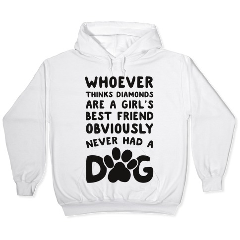 Diamonds are Girls Best Friend Lover Cute Dog Unisex Sweatshirt tee 