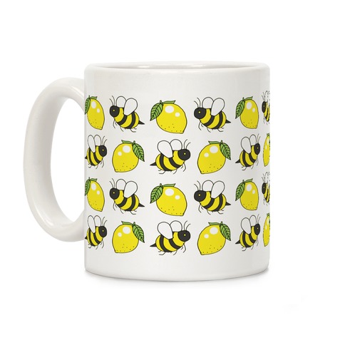 Lemon and Bee Coffee Mug