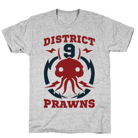 District 9 Prawns (Sports Logo Parody) T-Shirt