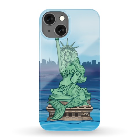 Statue Of Liberty Mermaid Phone Case