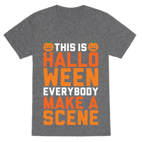 This Is Halloween V-Neck Tee Shirt