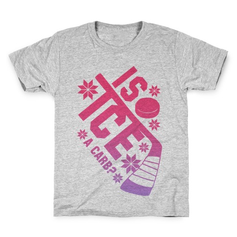 Is Ice A Carb? (Pink) Kids T-Shirt