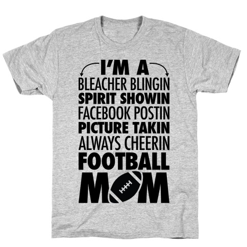 shirt T Football Mom