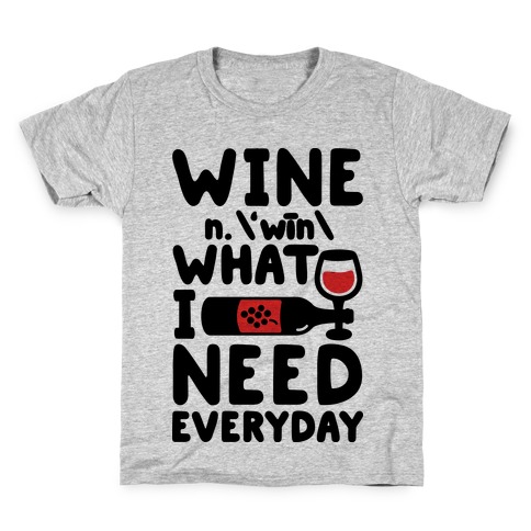 Wine Definition Kids T-Shirt