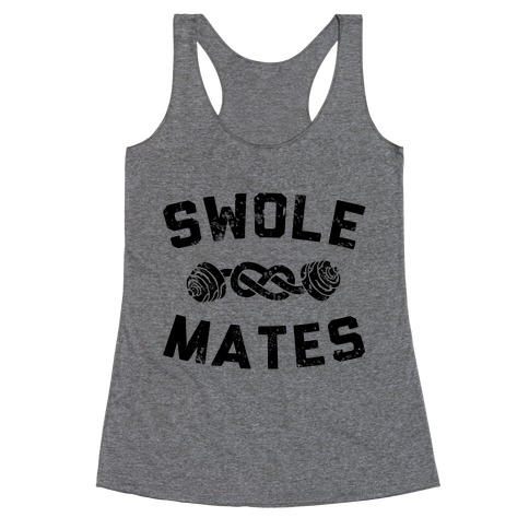 SWOLE MATES FOREVER Racerback Tank Top