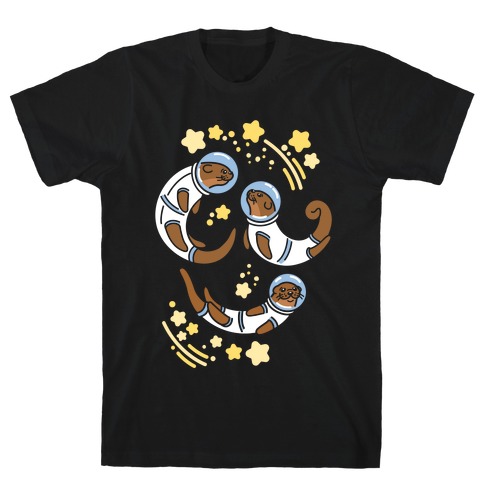 Otters In Space T-Shirt