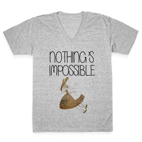 Wonderland: Nothing's Impossible V-Neck Tee Shirt