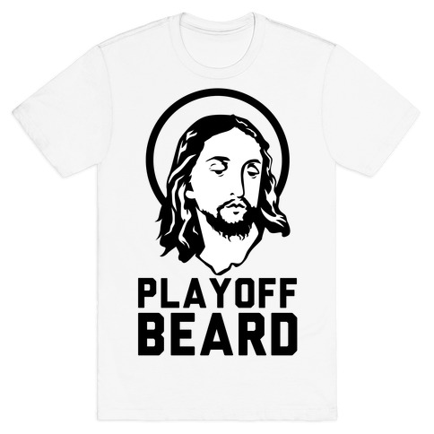 Jesus Playoff Beard T-Shirt