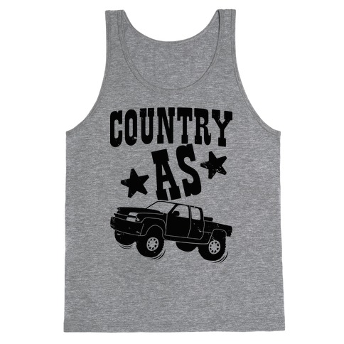 Country as Truck Tank Top
