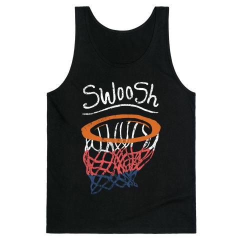Basketball Hoop Swoosh (Vintage) Tank Top