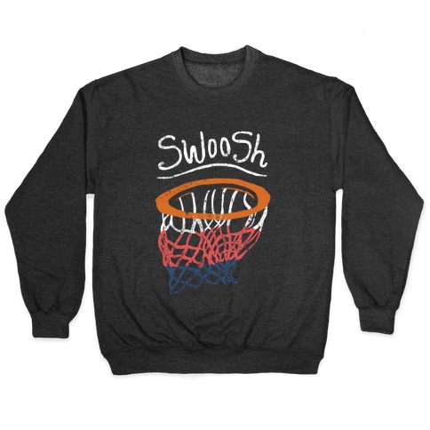 Basketball Hoop Swoosh (Vintage) Pullover