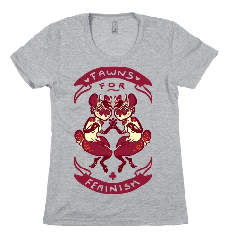Fawns For Feminism Womens T-Shirt