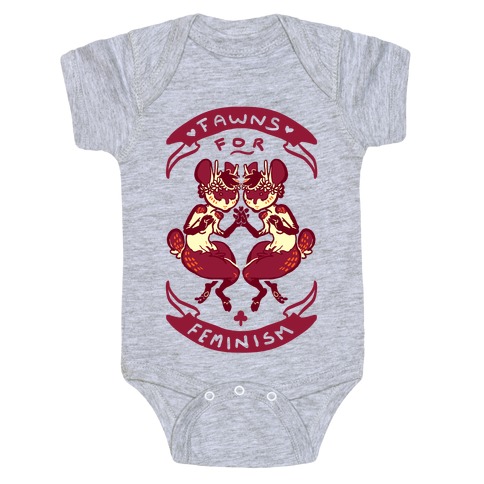 Fawns For Feminism Baby One-Piece