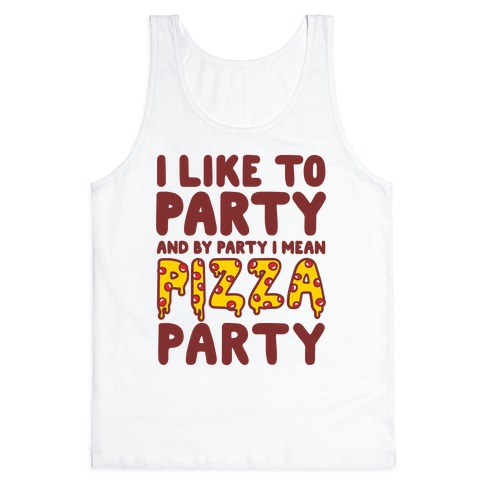 Pizza Party Tank Top