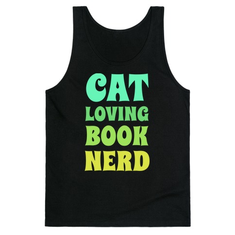 Cat-loving, Book-nerd Tank Top