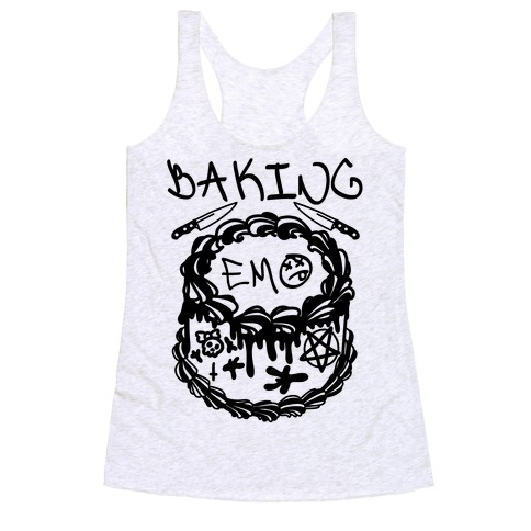 Baking Emo Racerback Tank Top