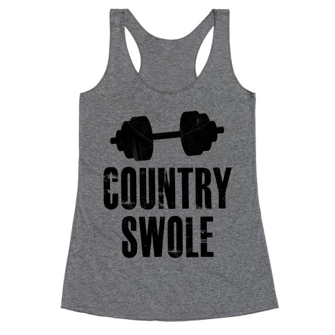Country Swole Racerback Tank Top
