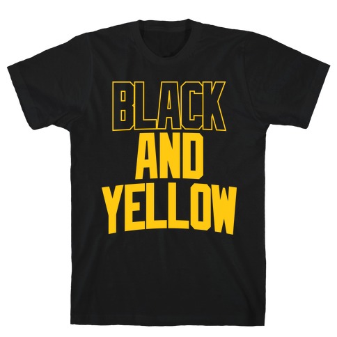 Black And Yellow T-Shirt