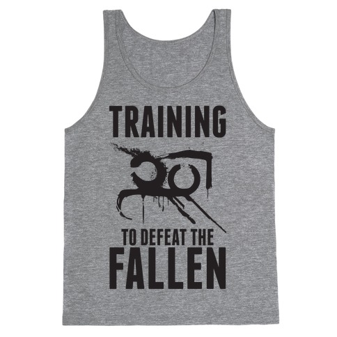 Training To Defeat The Fallen Tank Top
