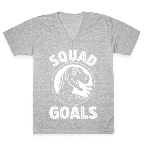 Raptor Squad Goals V-Neck Tee Shirt