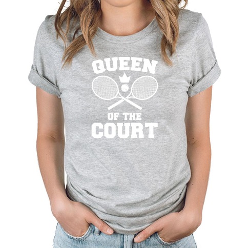 Queen Of The Pickleball Court Shirt, Sport Graphic Tees, Pic