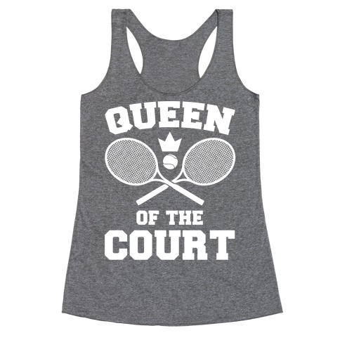 Queen Of The Court Racerback Tank Top