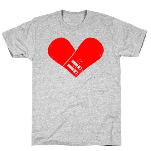 Snowboard Heart (Red) T-Shirt