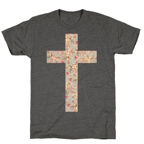 Floral Cross T-Shirt