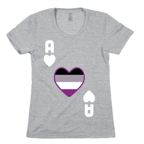 Ace Of Hearts Womens T-Shirt