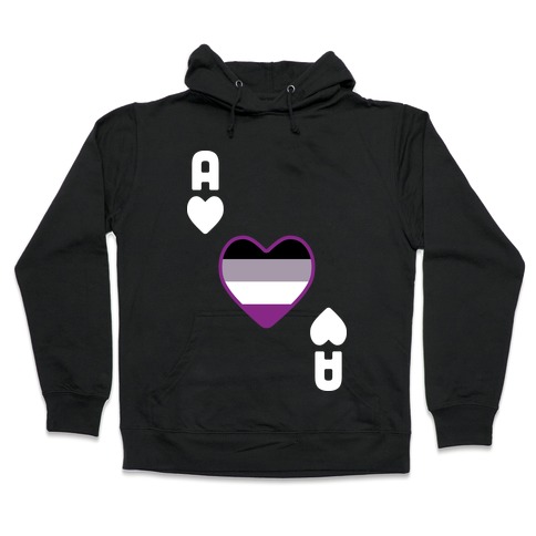 Ace Of Hearts Hooded Sweatshirt