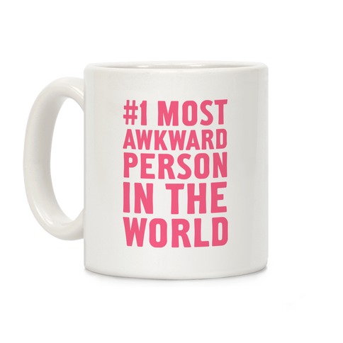 Pink #1 Most Awkward Person Coffee Mug
