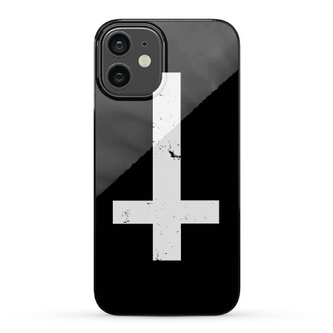 Upside Down Cross Phone Cases Lookhuman