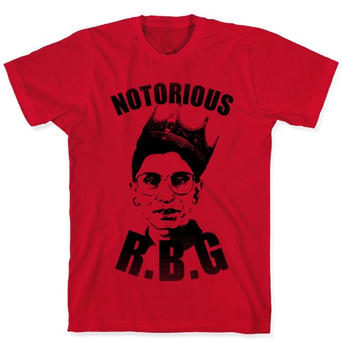 Babe Ruth Bader Ginsburg Baseball Tee T-shirt Shirt Notorious 